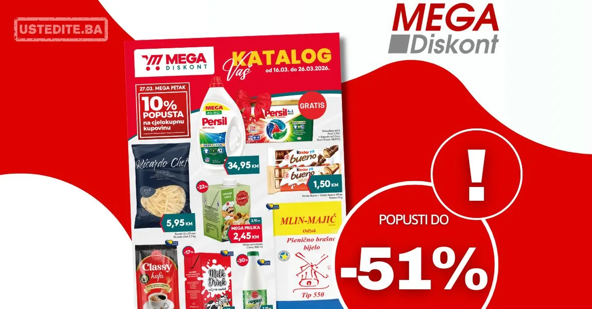 Mega diskont katalog 16-26.3.2026.