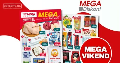 Mega Diskont vikend akcija 5-8.3.2026.