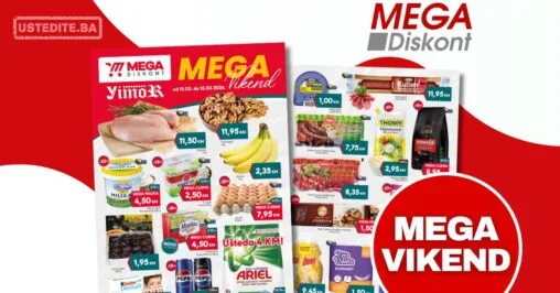 Mega Diskont vikend akcija 12-15.3.2026.