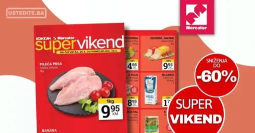 Mercator vikend akcija 26-30.3.2026.