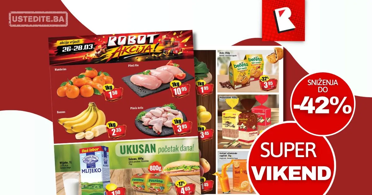 Robot vikend akcija 26-28.3.2026.