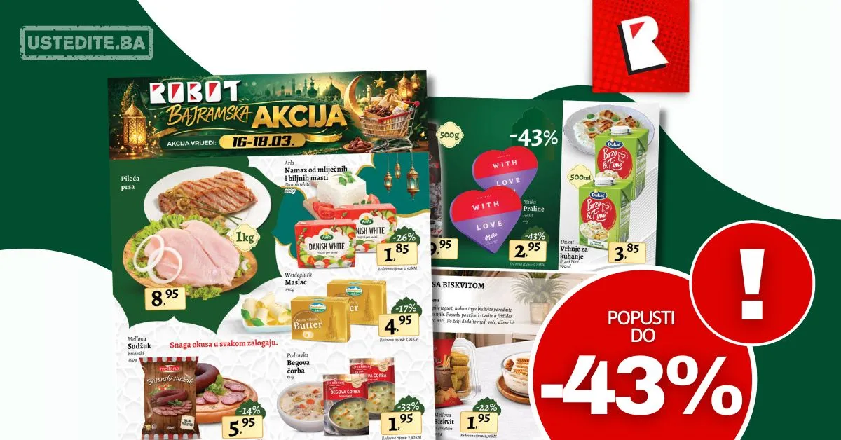 Robot BAJRAMSKA AKCIJA 16-18.3.2026.