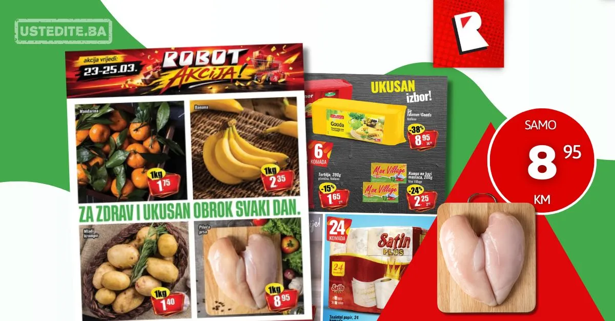Robot akcija za početak sedmice 23-25.3.2026.