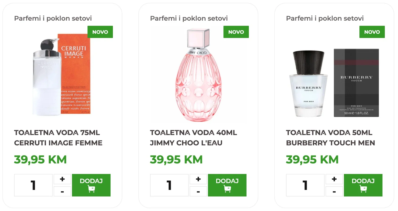 Bingo online shop - SNIŽENJE PARFEMA