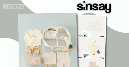 Sinsay akcija ODJEĆA ZA BEBE mart/april 2026.