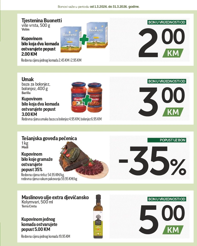 Crvena Jabuka GASTRO ponuda 1-31.3.2026.