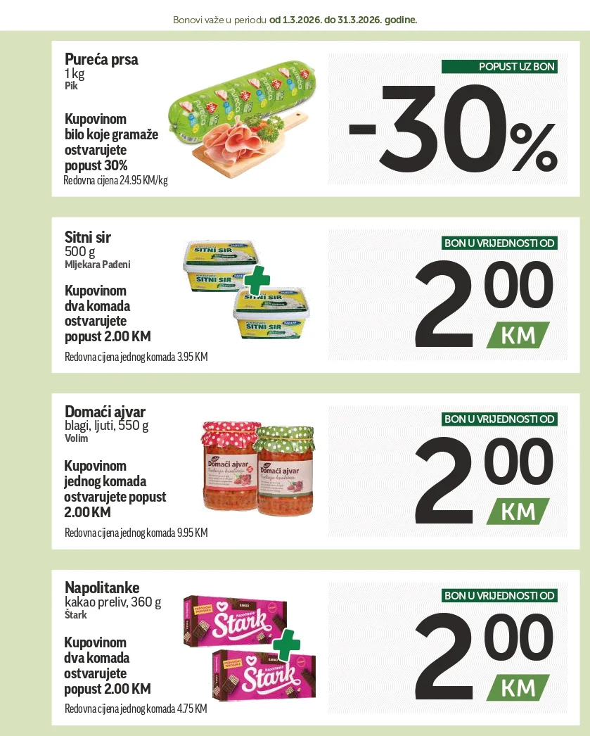 Crvena Jabuka GASTRO ponuda 1-31.3.2026.