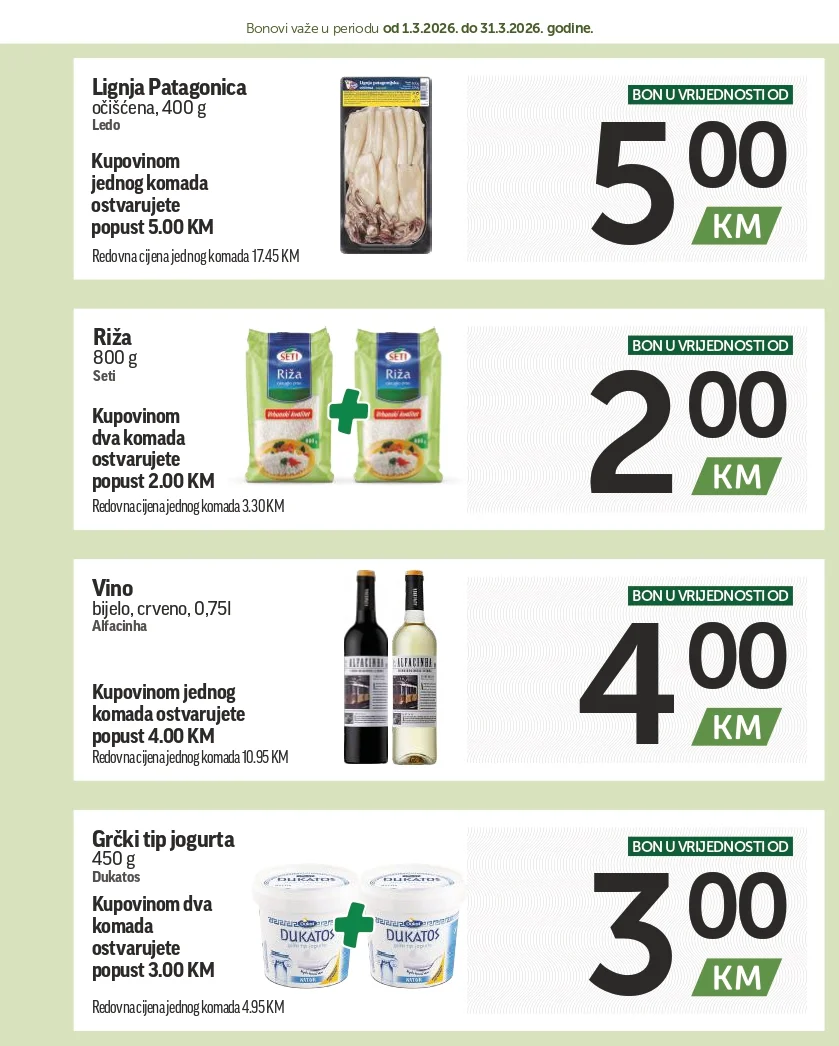 Crvena Jabuka GASTRO ponuda 1-31.3.2026.