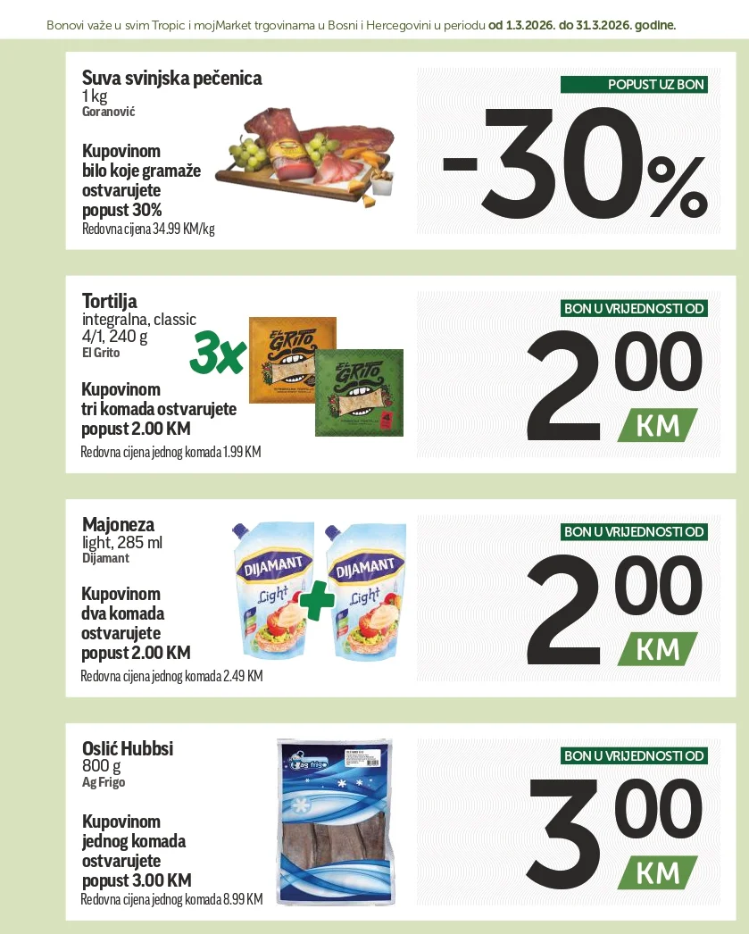 Tropic katalog SUPER BONBONJERA 1-31.3.2026.