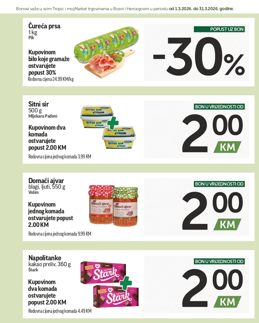 Tropic katalog SUPER BONBONJERA 1-31.3.2026.