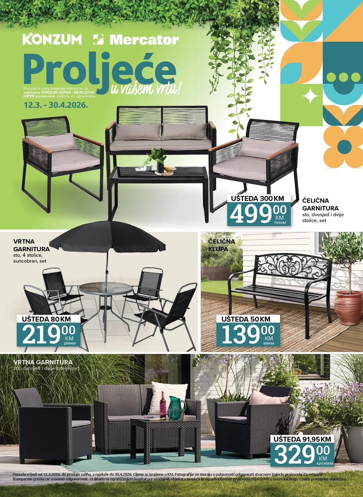 Konzum katalog PROLJETNO ČIŠĆENJE 12.3-30.4.2026.