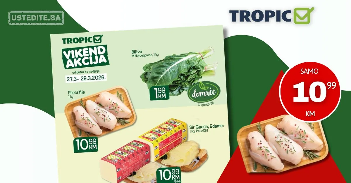 Tropic vikend akcija 27-29.3.2026.
