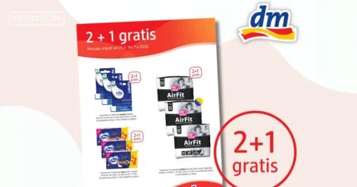 dm 2+1 GRATIS 25.3-7.4.2026.