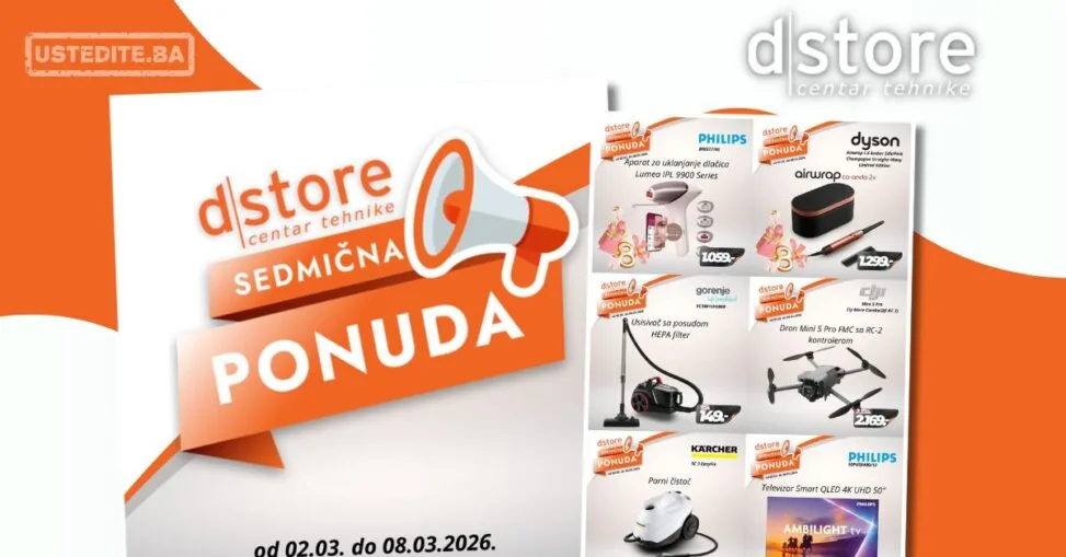 Dstore SEDMIČNA PONUDA 2-8.3.2026.