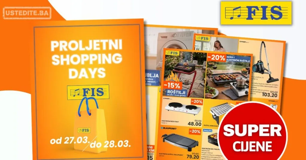 Fis katalog PROLJETNI SHOPPING DAYS 27-28.3.2026.