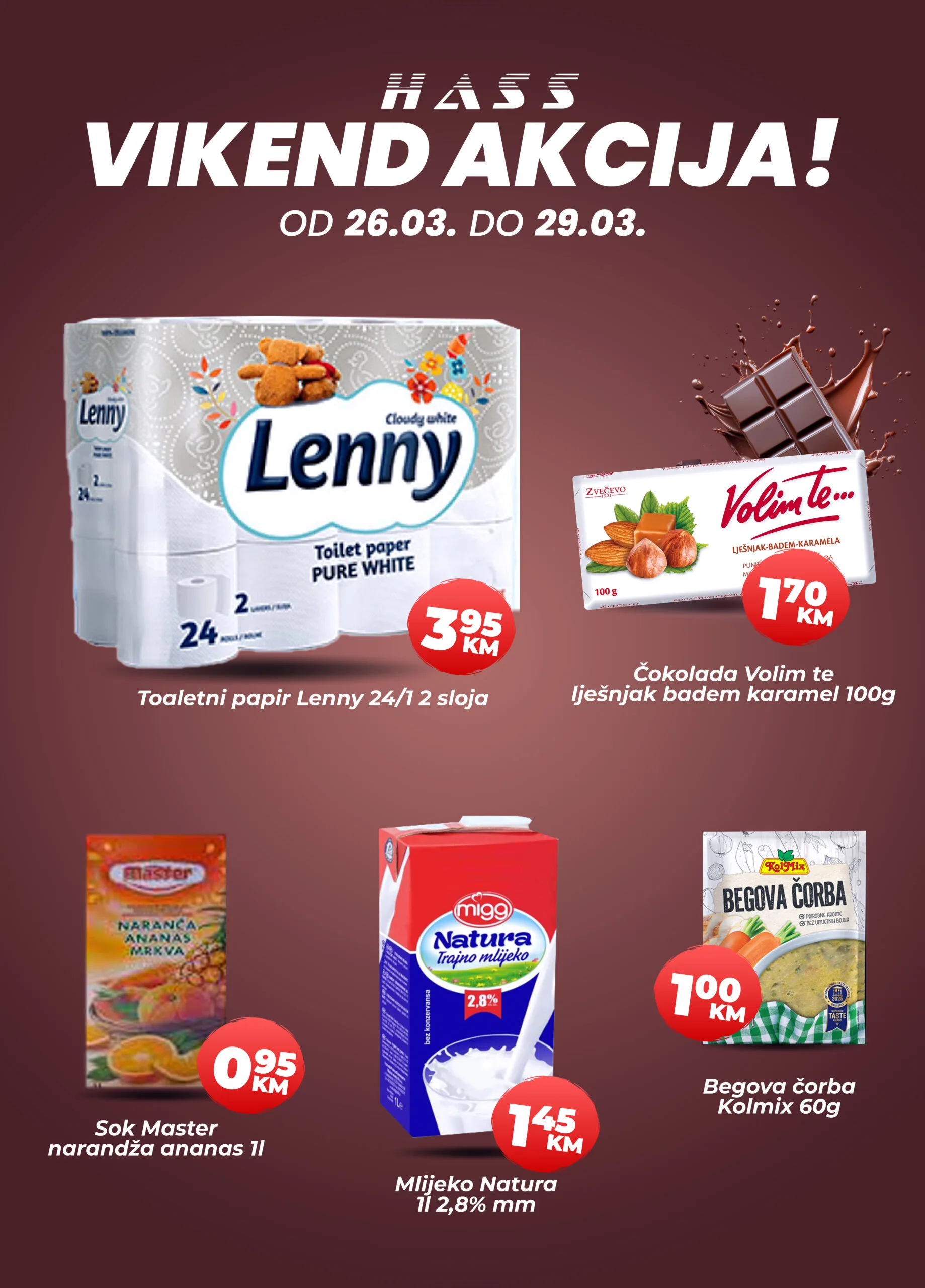 Hass komerc vikend akcija 26-29.3.2026.