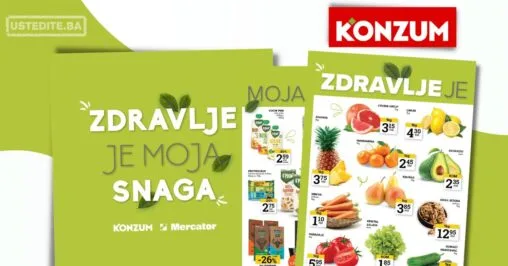 Konzum ZDRAVE NAMIRNICE 24-30.3.2026.