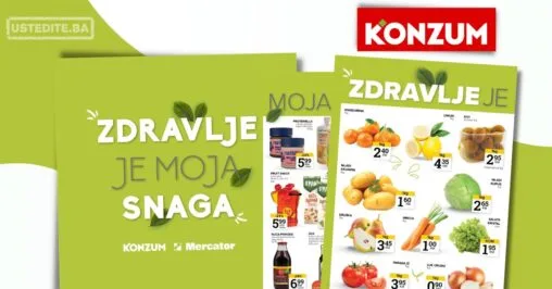 Konzum ZDRAVE NAMIRNICE 3-9.3.2026.
