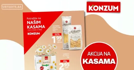 Konzum AKCIJA NA KASAMA