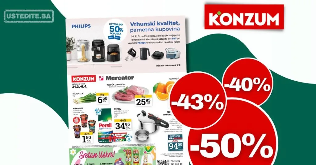 Konzum katalog 31.3-6.4.2026.
