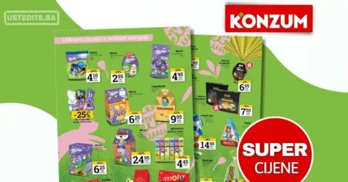 Konzum katalog USKRSNA ČAROLIJA 31.3-6.4.2026.