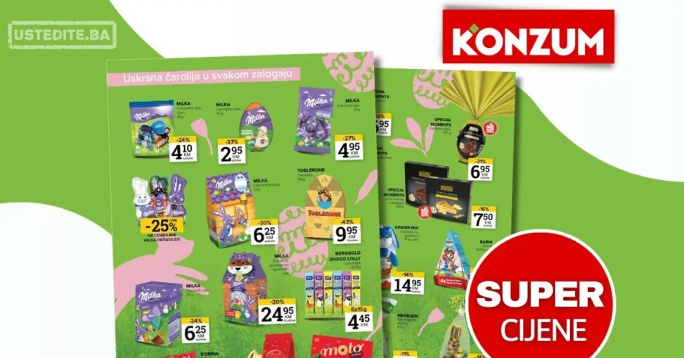 Konzum katalog USKRSNA ČAROLIJA 31.3-6.4.2026.