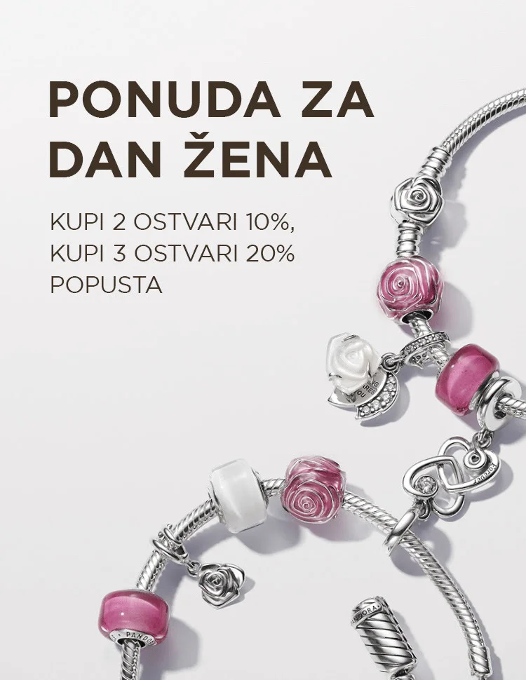 Pandora akcija za 8. MART 2-8.3.2026.