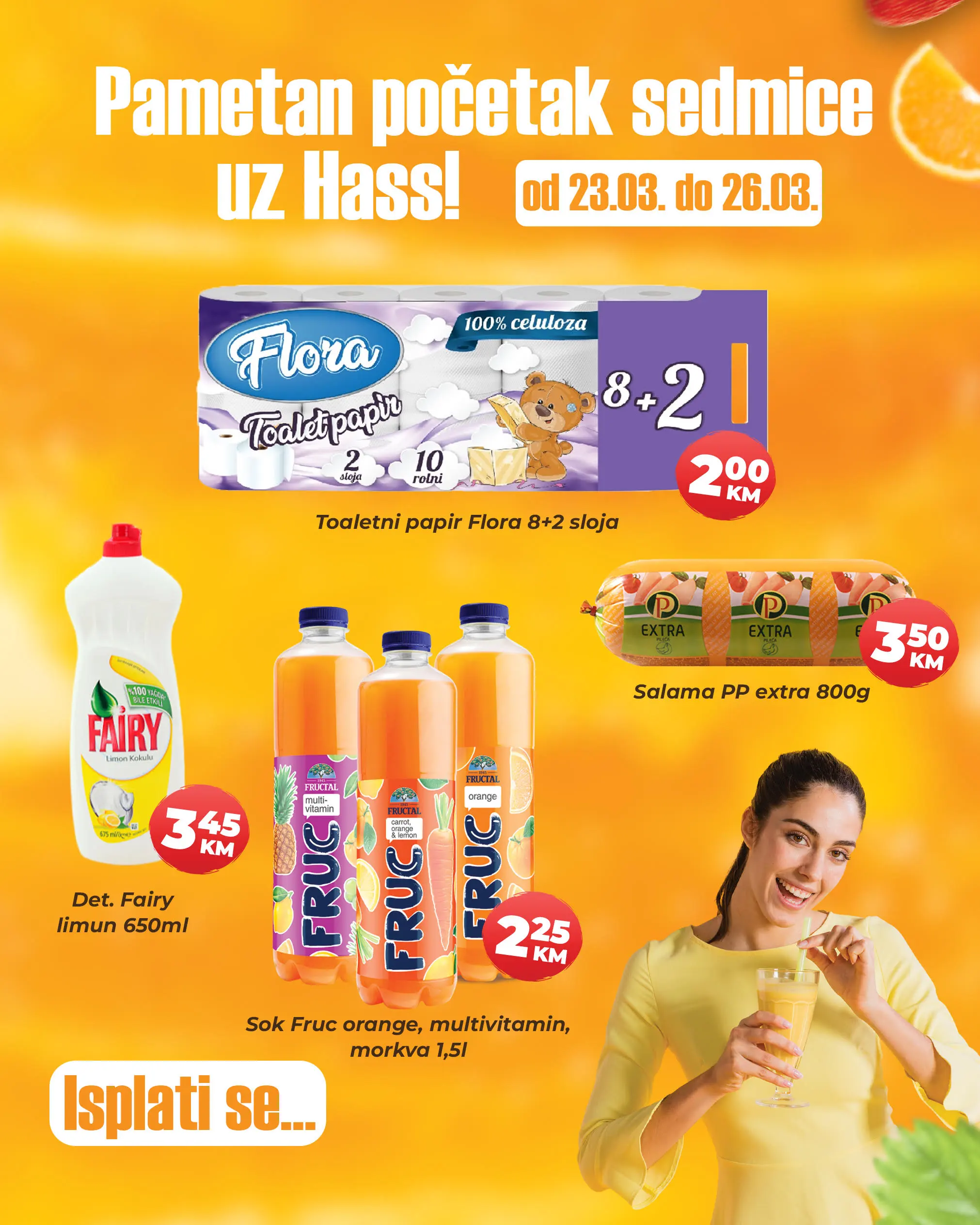 Hass komerc akcija za početak sedmice 23-26.3.2026.