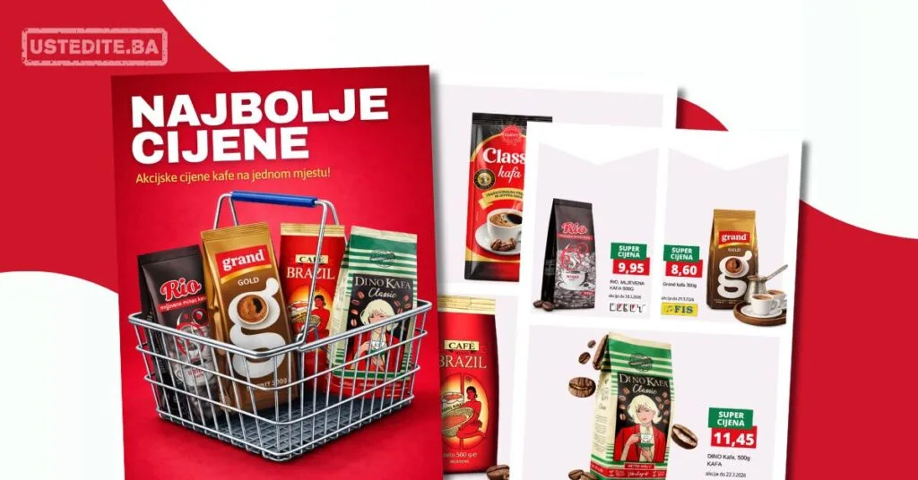 Akcijske cijene KAFE - mart 2026.