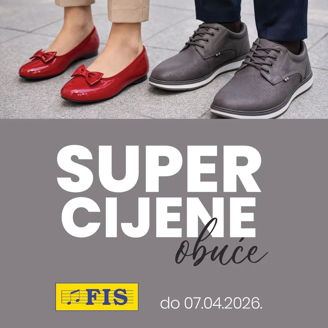 Fis akcija OBUĆA - sniženje do 7.4.2026.