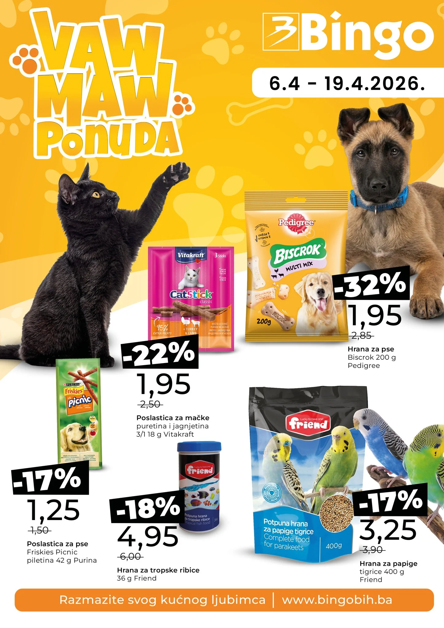 Bingo katalog KUĆNI LJUBIMCI 6-19.4.2026.