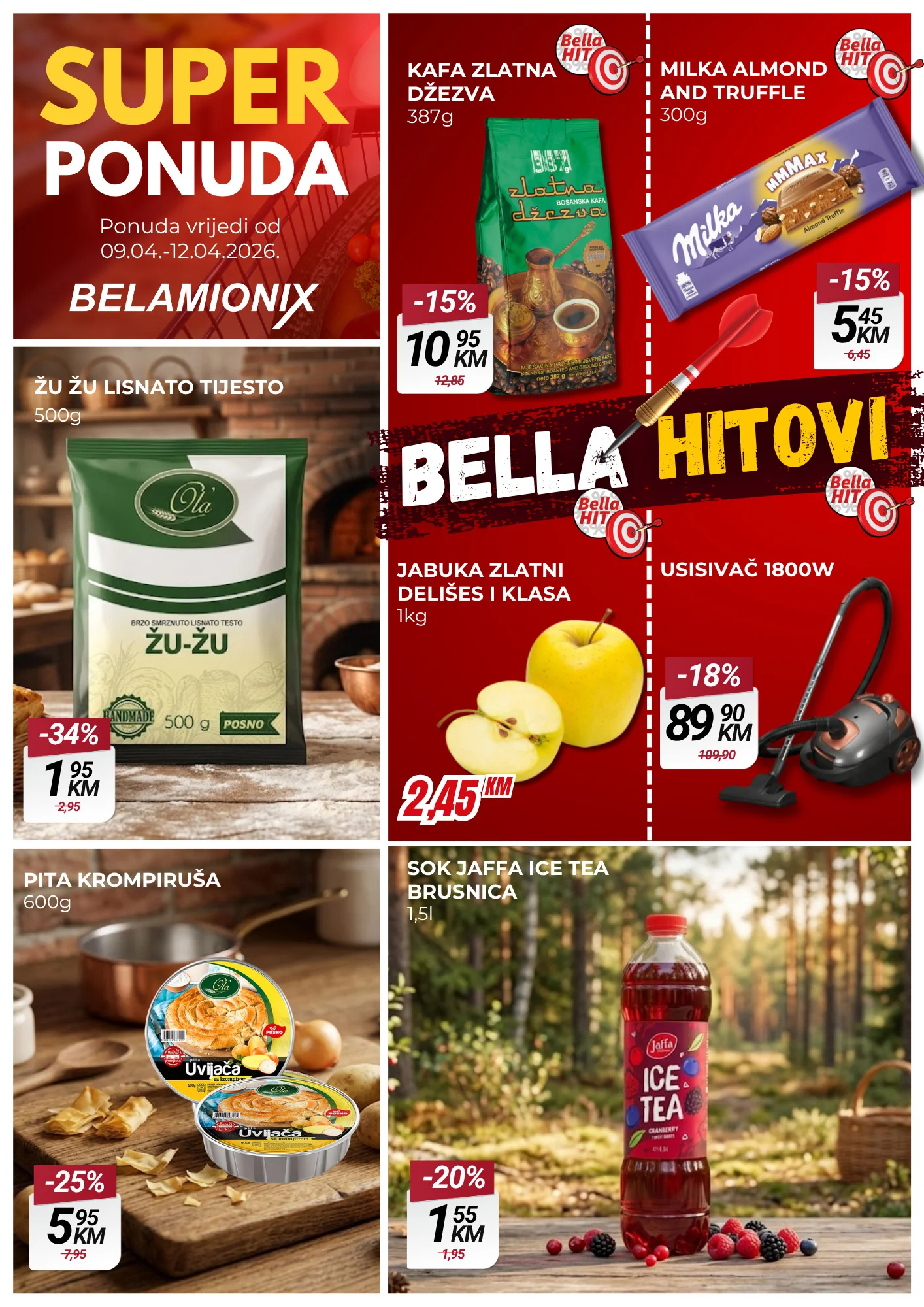 Belamionix vikend akcija 9-12.4.2026.