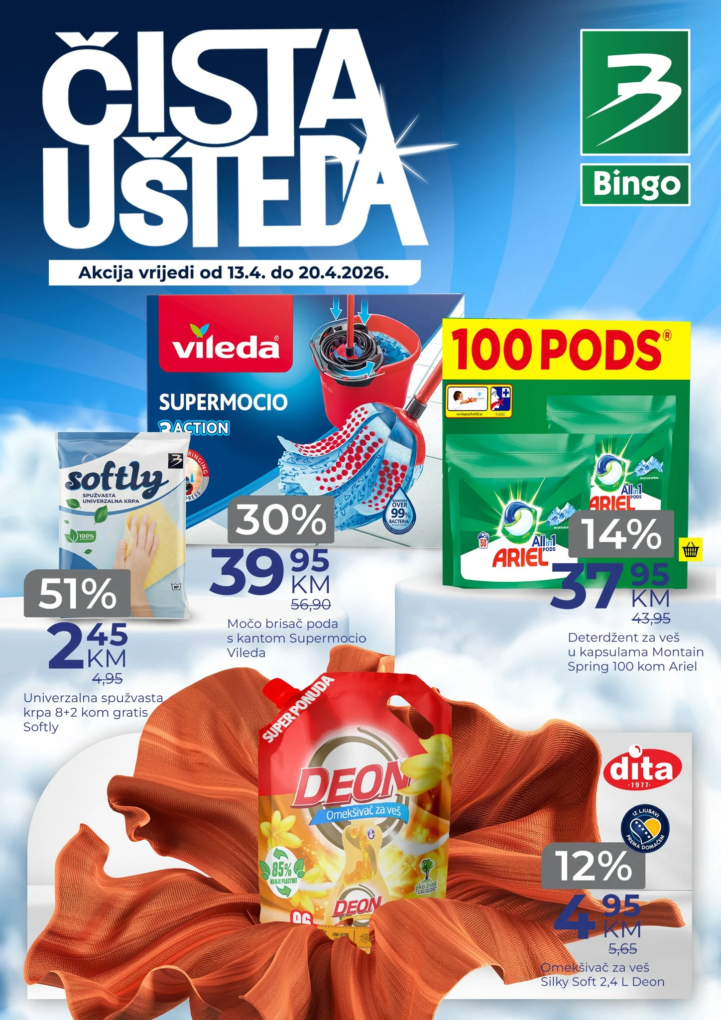 Bingo katalog ČISTA UŠTEDA 13-20.4.2026.