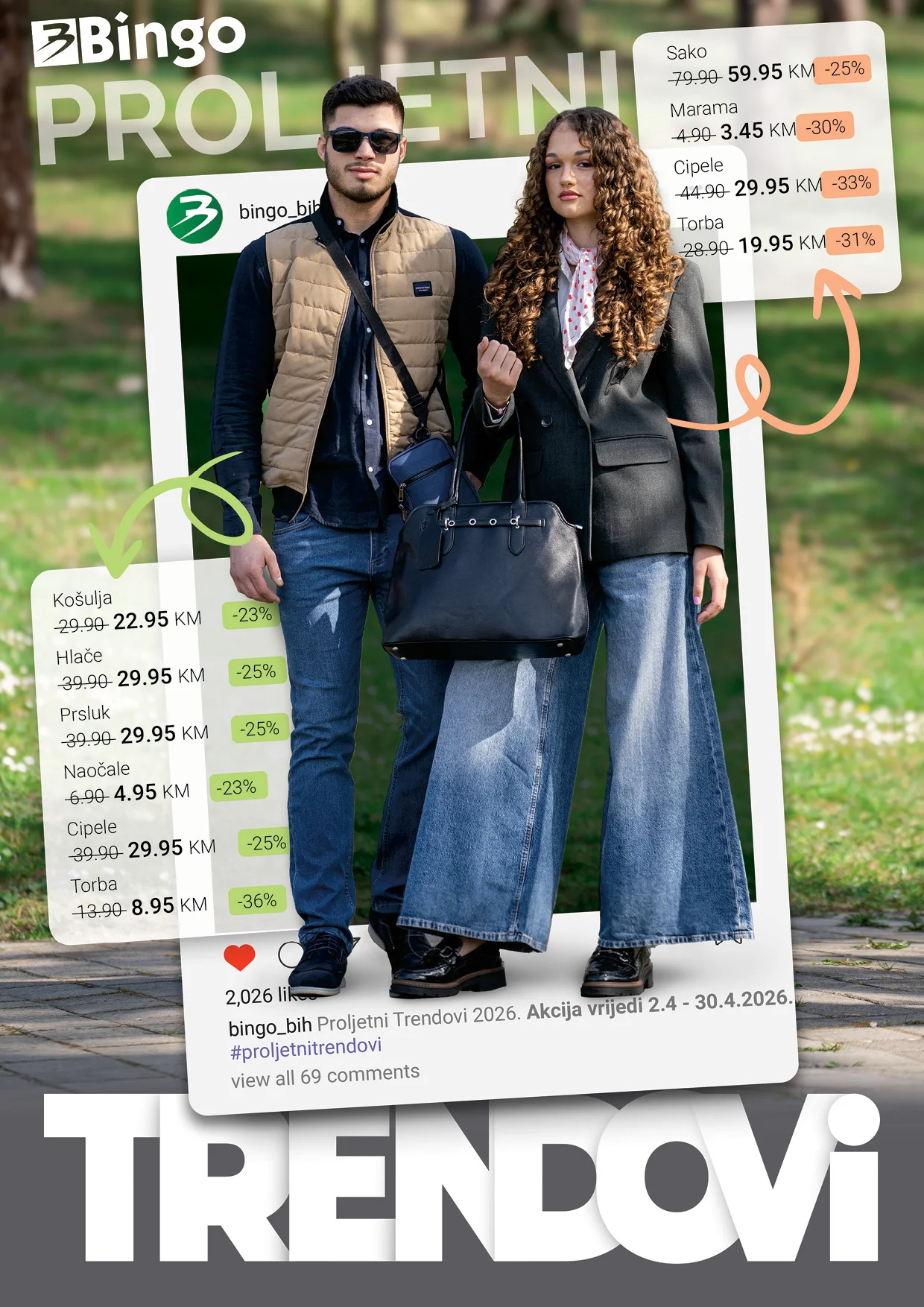 Bingo katalog PROLJETNI TRENDOVI - sniženje do 30.4.2026.