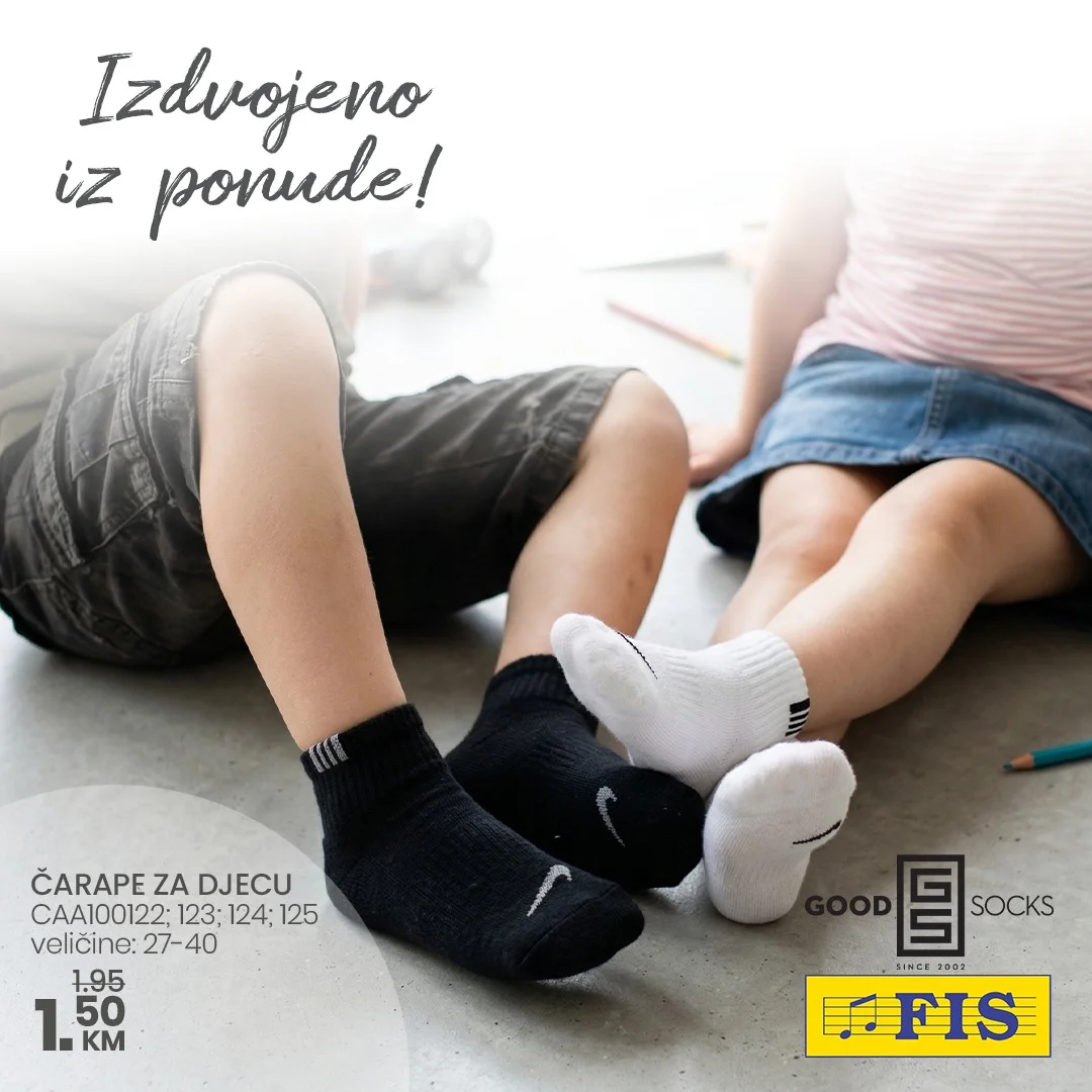 Fis akcija ČARAPE april 2026.