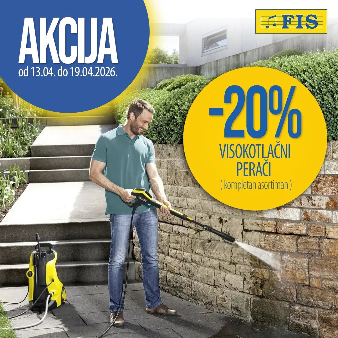Fis akcija: Baštanski alati i oprema 13-19.4.2026.