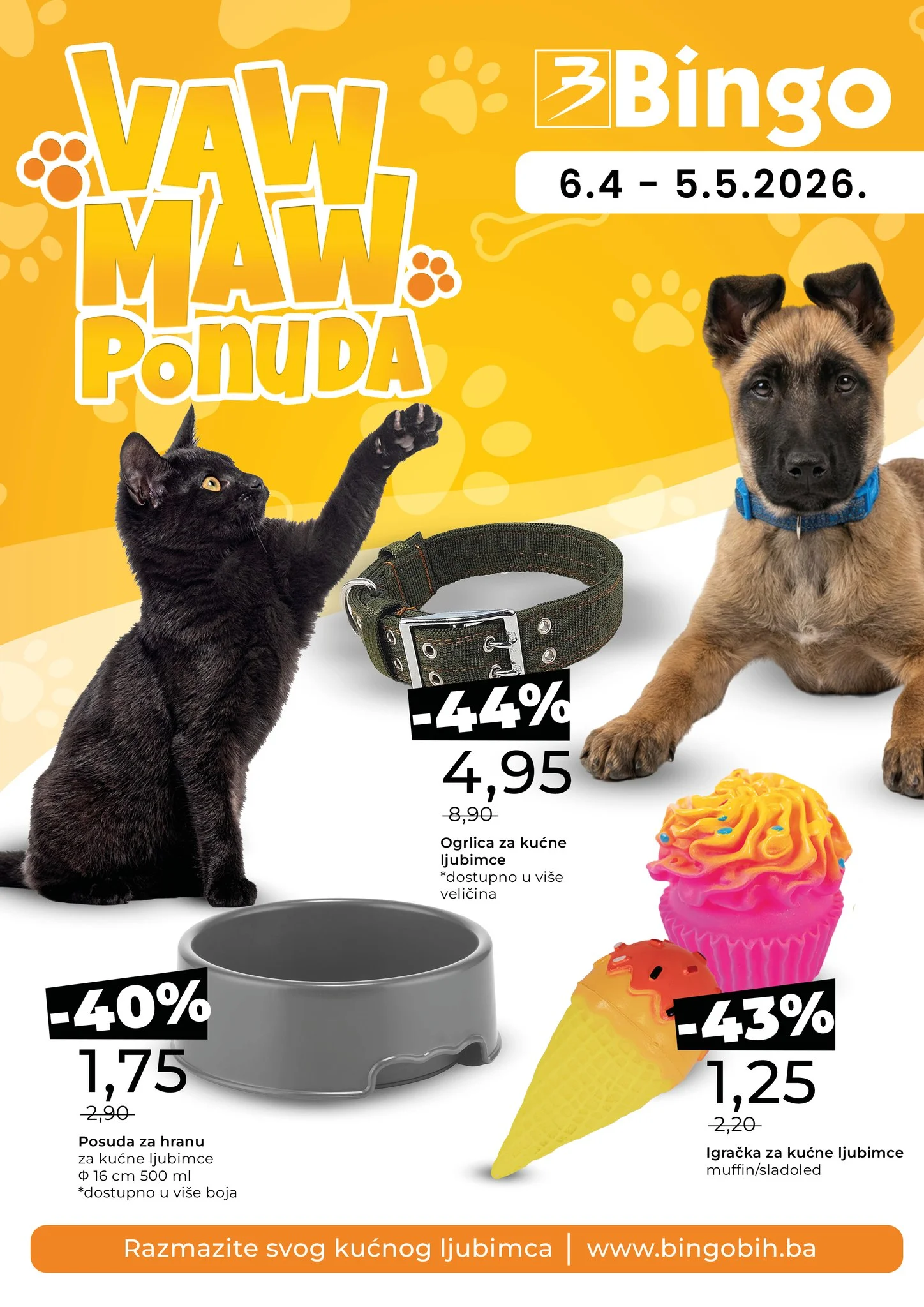 Bingo katalog KUĆNI LJUBIMCI 6.4-5.5.2026.