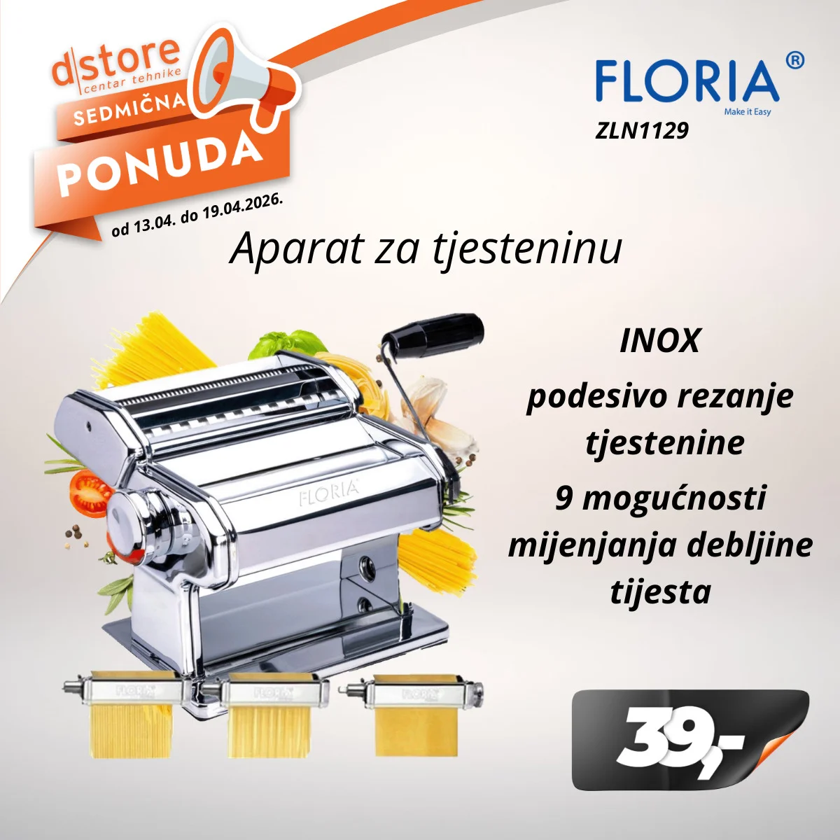 Dstore SEDMIČNA PONUDA 13-19.4.2026.