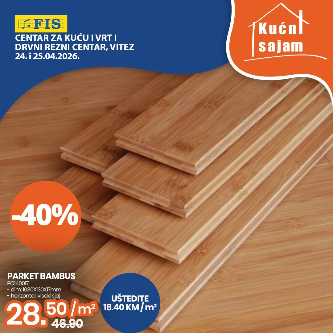 Fis KUĆNI SAJAM 24-25.4.2026.