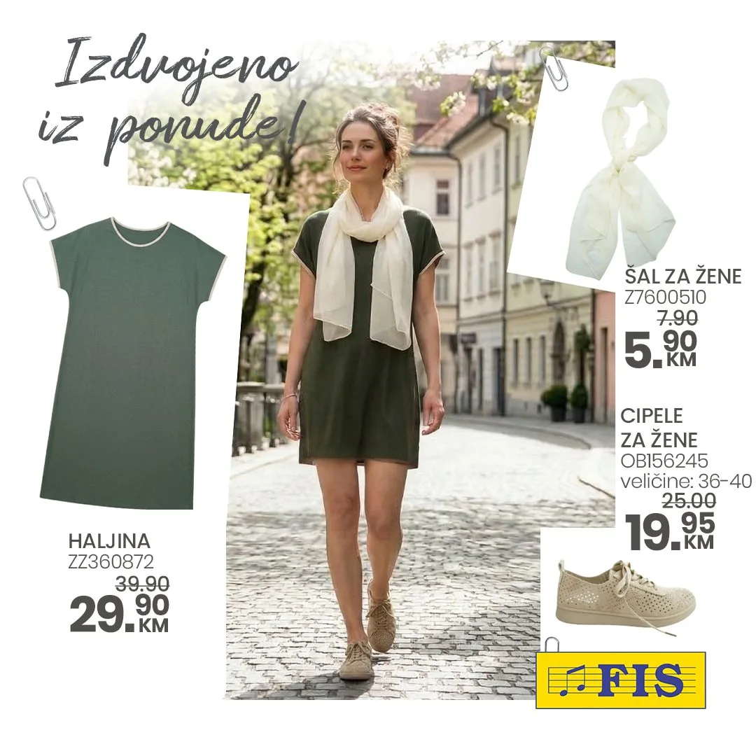 Fis akcija ODJEĆA & OBUĆA - sniženje do 20.4.2026.
