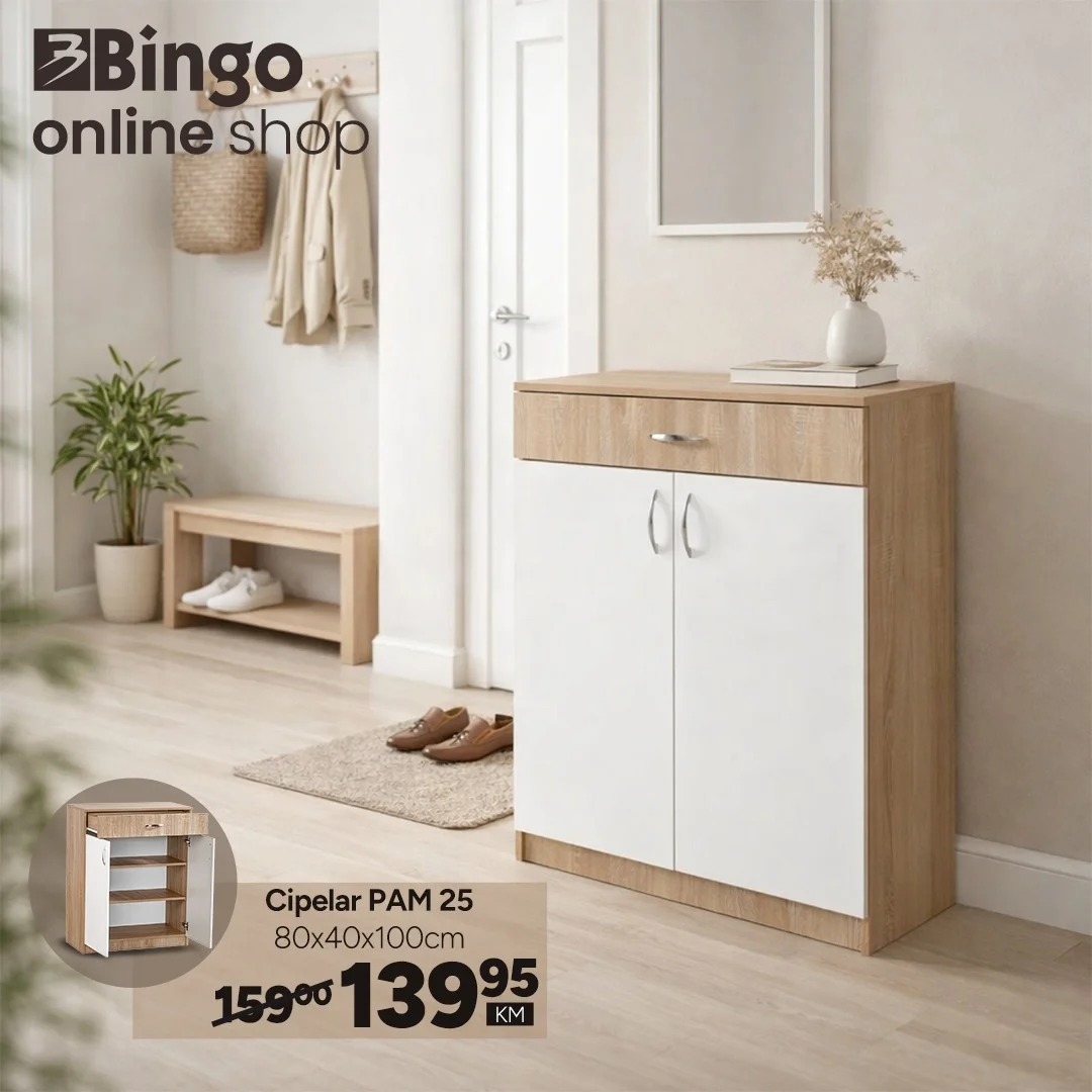 Bingo online shop AKCIJA URBAN HOME - sniženje do 31.5.2026.