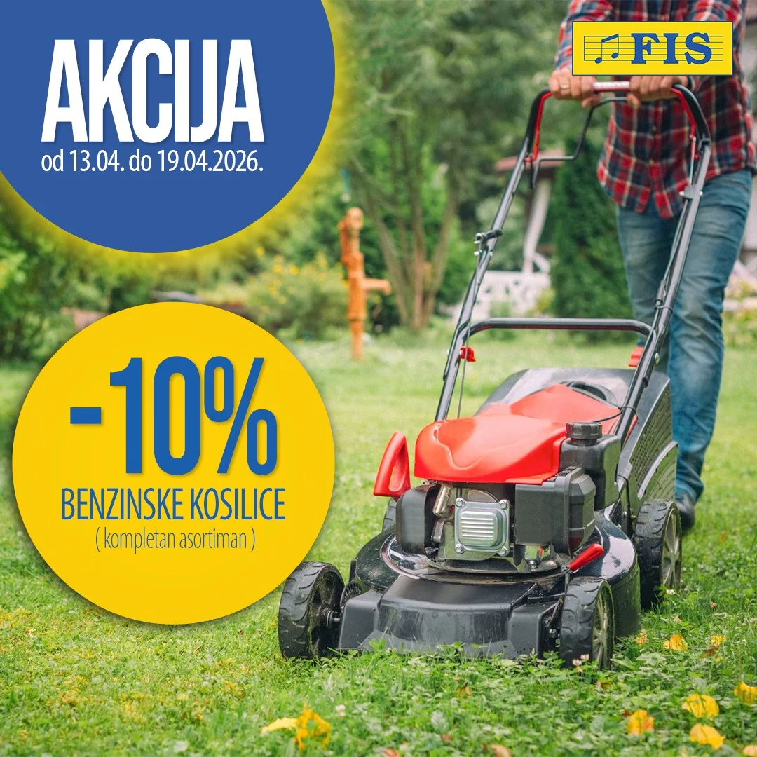 Fis akcija: Baštanski alati i oprema 13-19.4.2026.