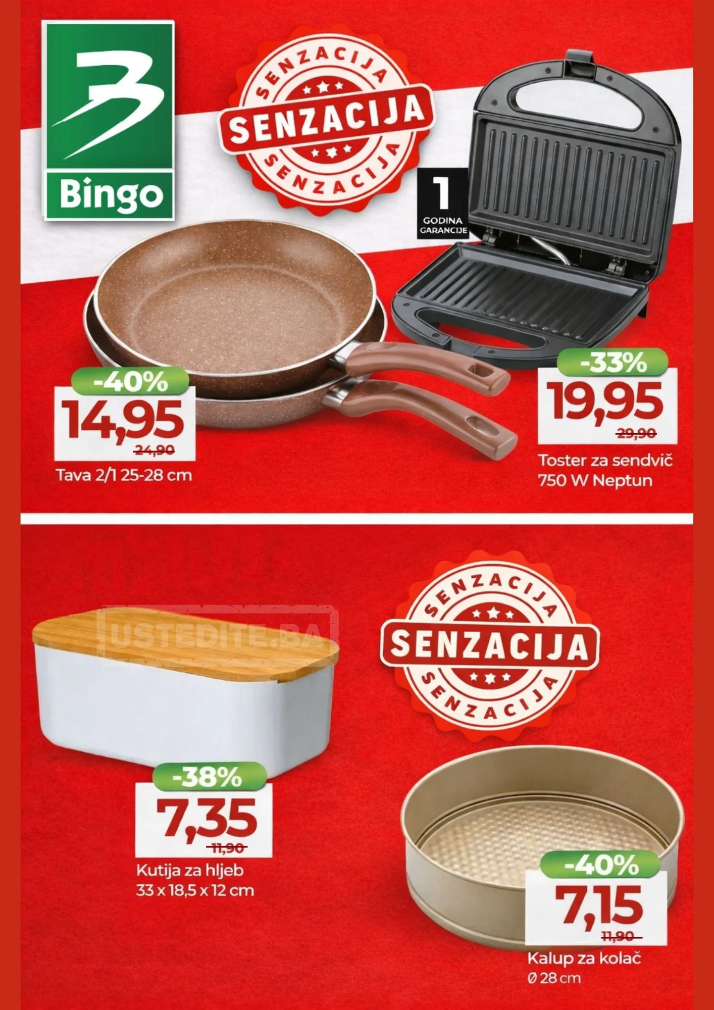 Bingo SENZACIJA - sniženje do 19.4.2026.