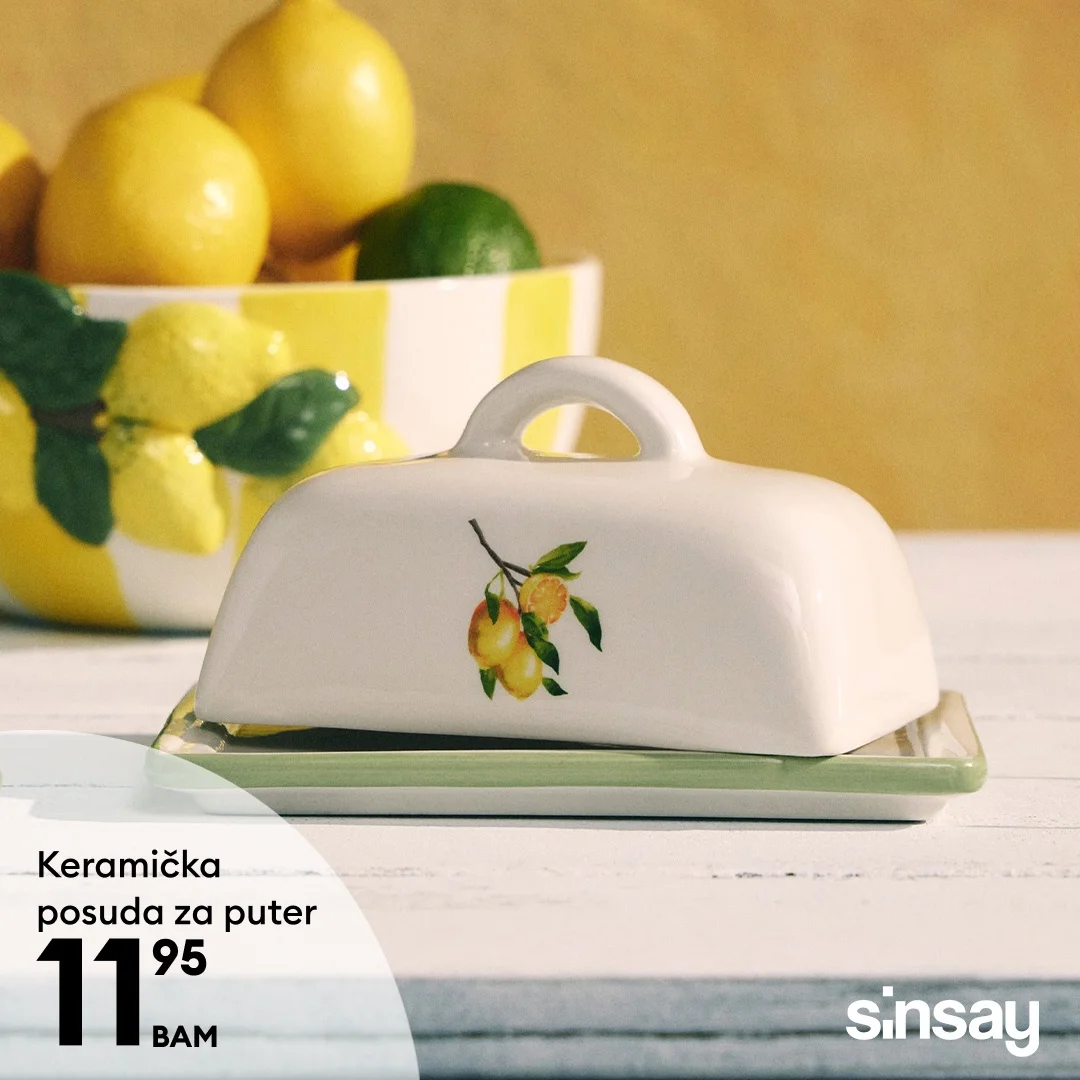 Sinsay akcija: dekoracije i kuhinjski detalji za dom - april 2026.