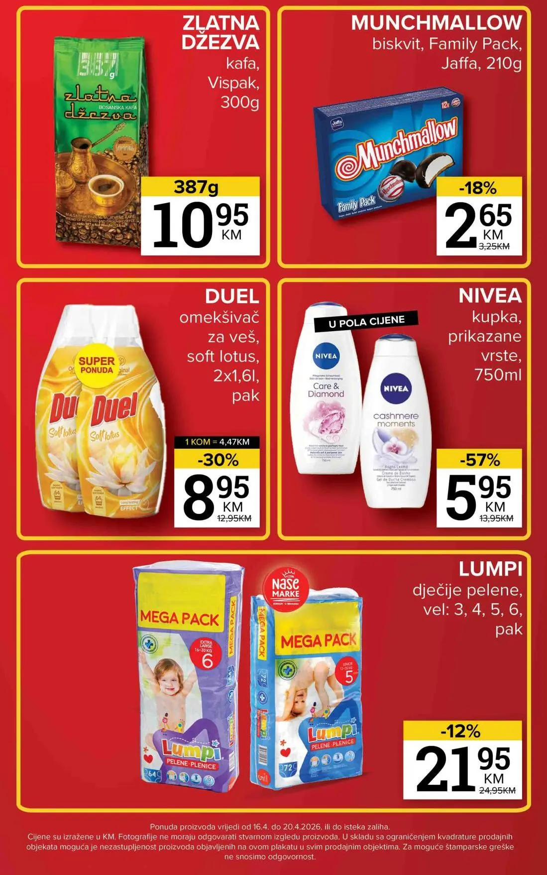 Konzum vikend akcija 16-20.4.2026.