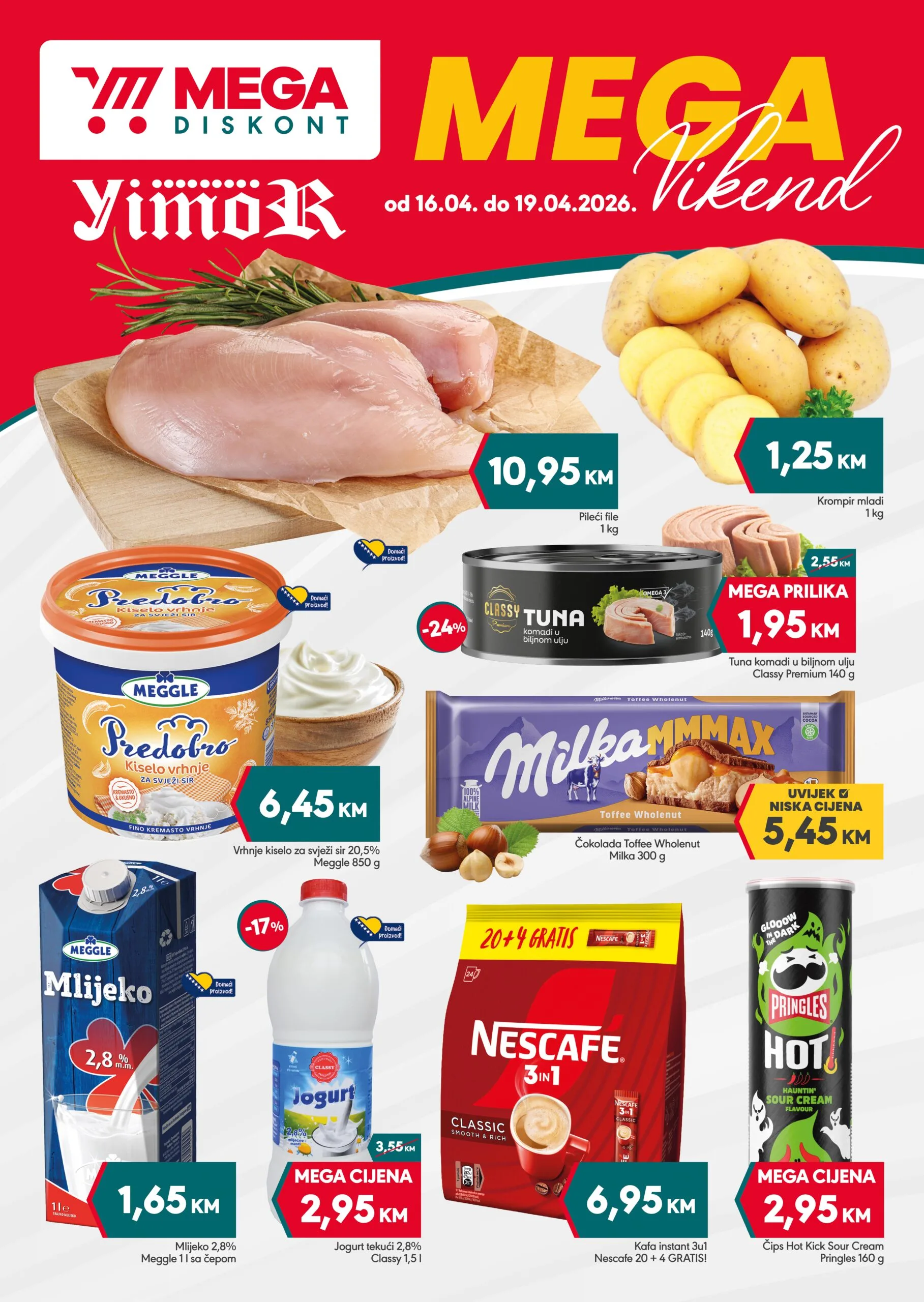 Mega Diskont vikend akcija 16-19.4.2026.