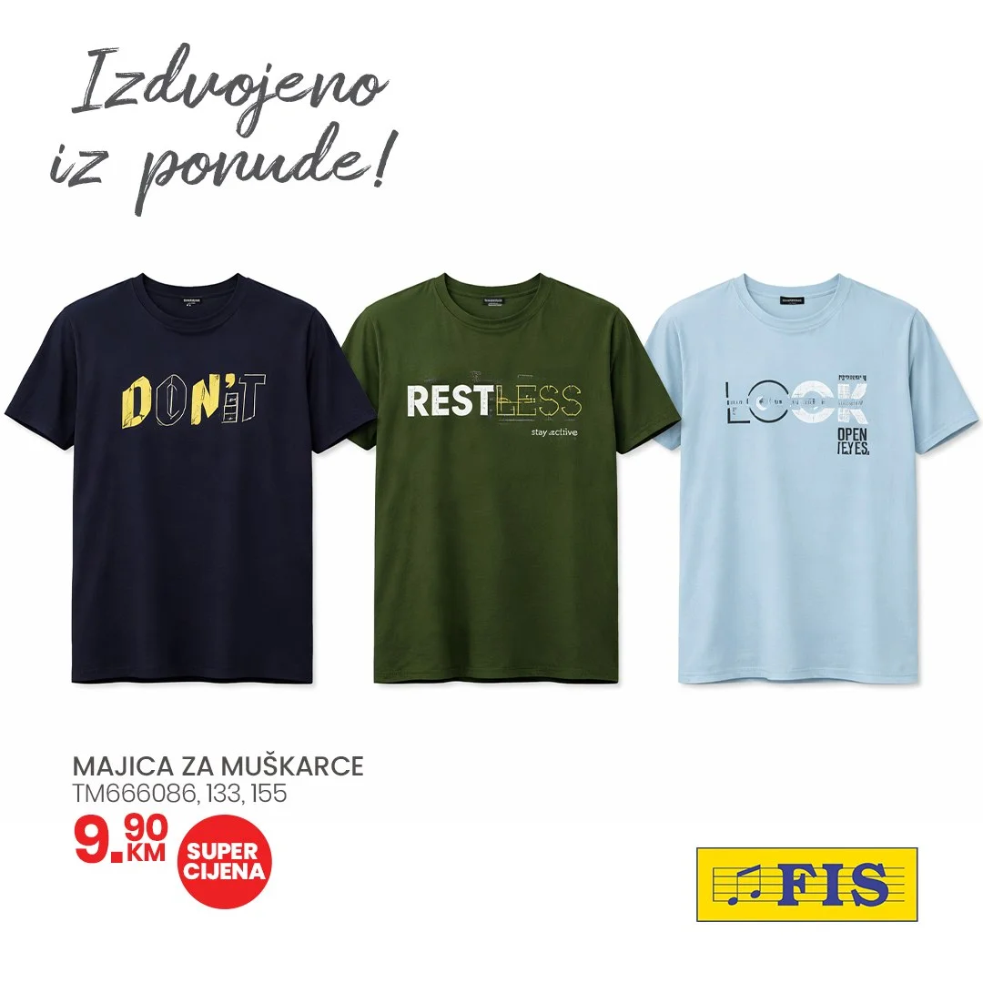 Fis akcija ODJEĆA & OBUĆA - sniženje do 20.4.2026.