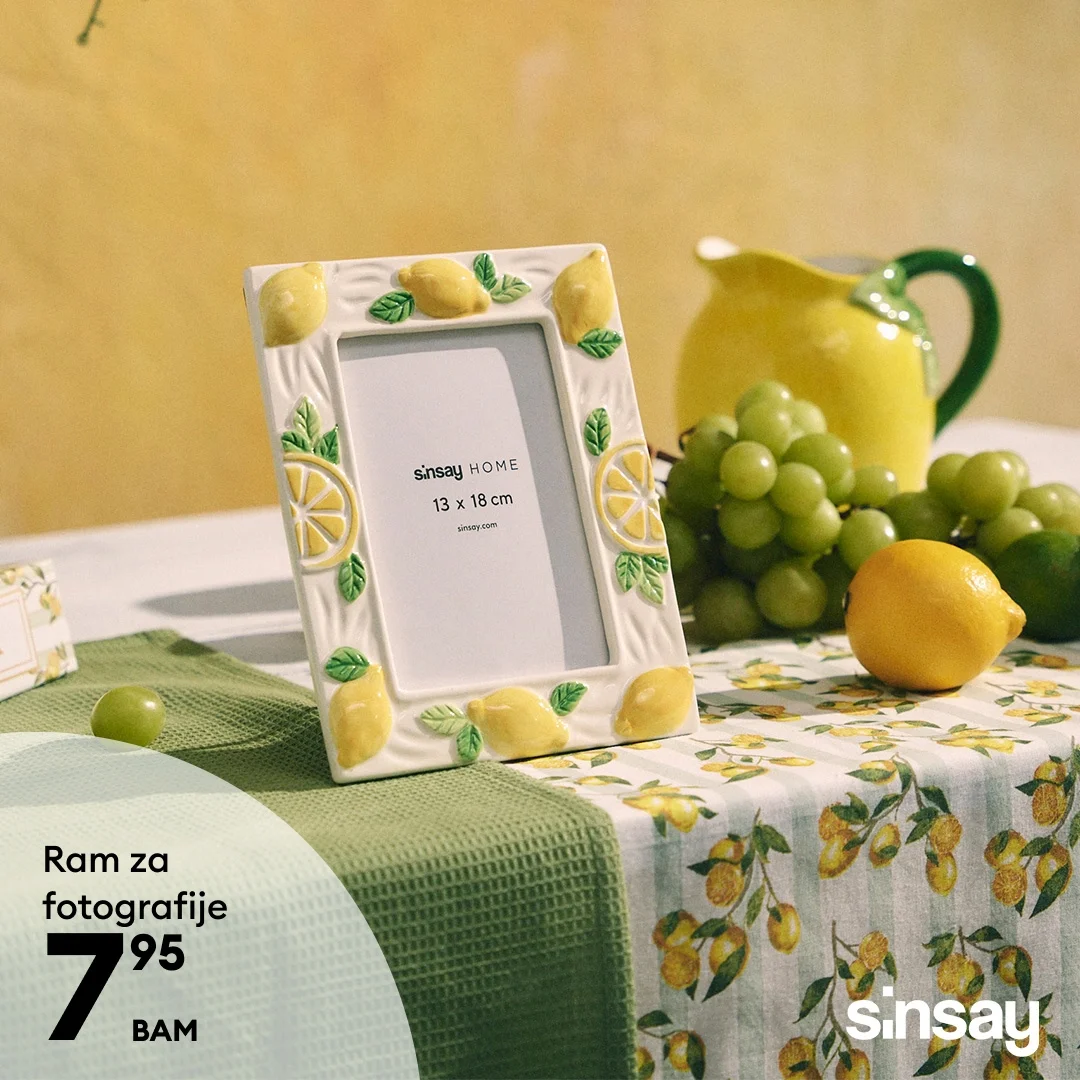 Sinsay akcija: dekoracije i kuhinjski detalji za dom - april 2026.