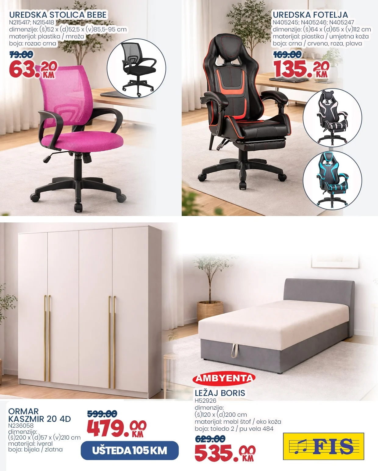 Fis akcija NAMJEŠTAJ 16-26.4.2026.