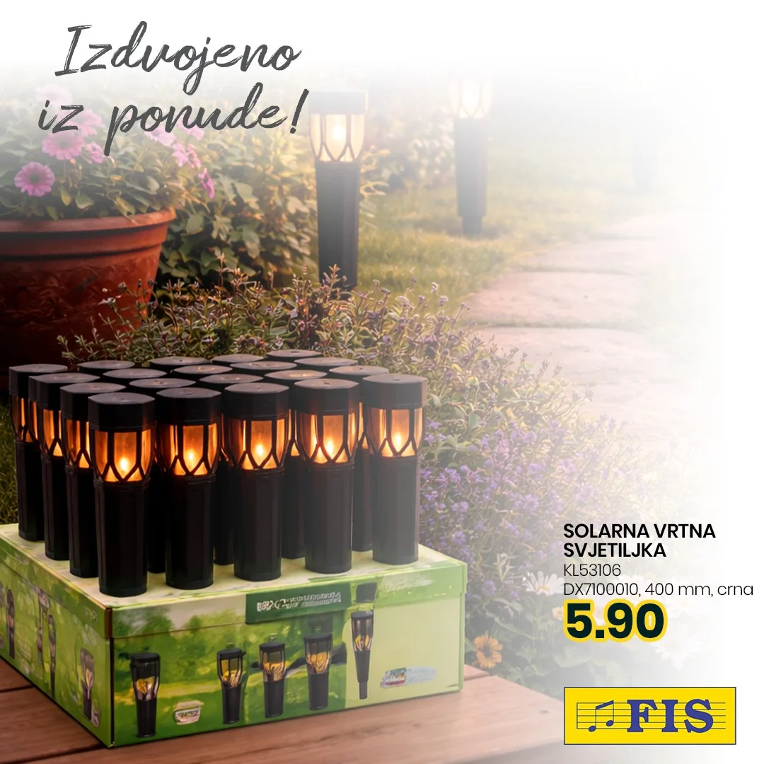 Fis akcija SOLARNE LAMPE april 2026.